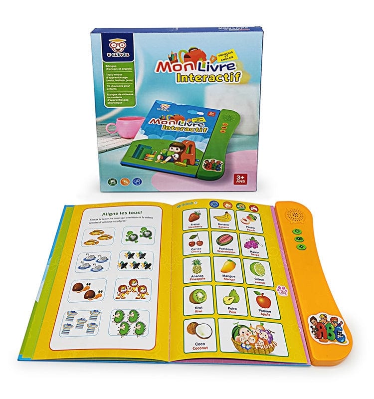 📚✨ Mon Livre Interactif – Français & Anglais, stimule et éveil l'intelligence de votre enfants (2+ ans)