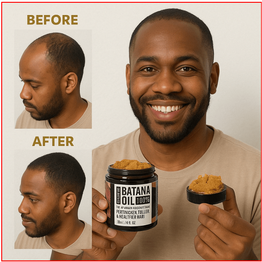 🌿 Huile de Batana – Le secret ancestral pour des cheveux forts et sublimes !