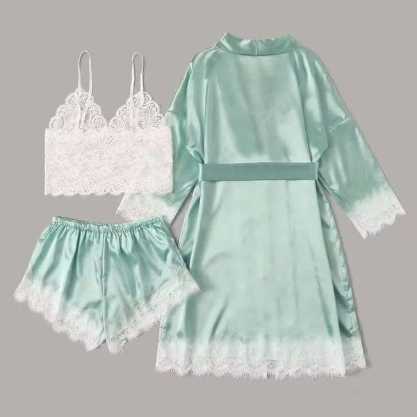 Tenue de nuit 4 pièces👙 🌷Séduction, douceur et confort garantis