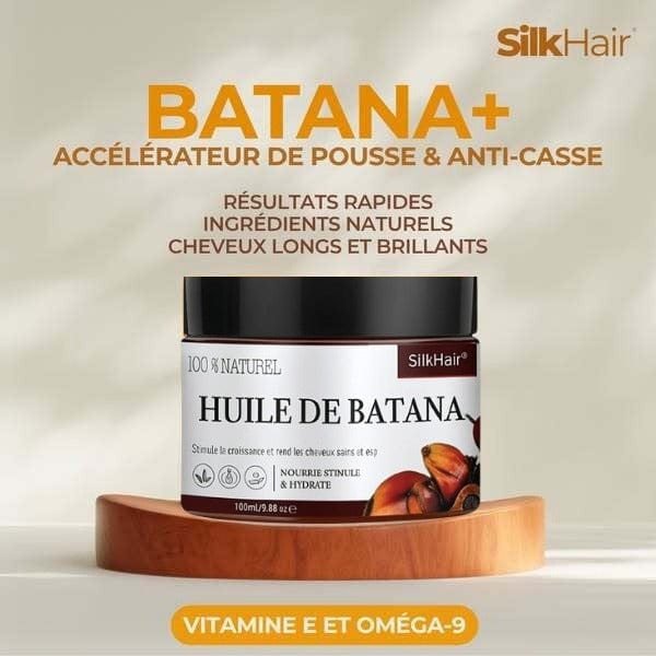 🌿 Huile de Batana – Le secret ancestral pour des cheveux forts et sublimes !
