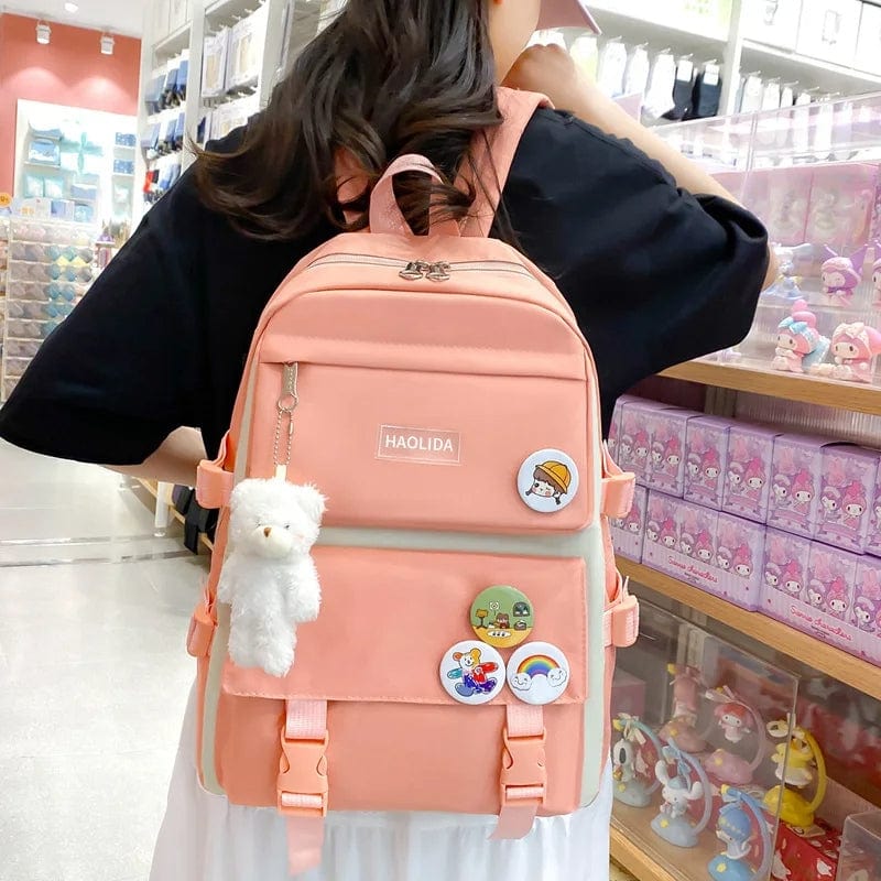 🎒 Ensemble Scolaire 5 en 1 – Sac à Dos Multifonction & Accessoires Inclus