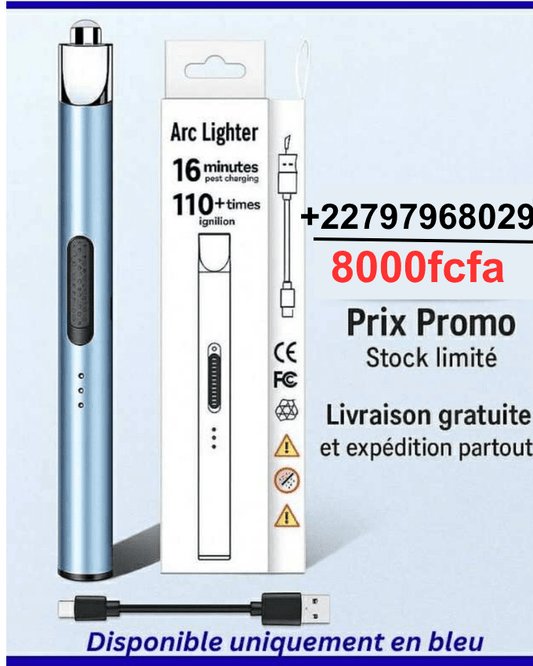 Briquet électrique rechargeable ⚡⚡ Mieux que 100 boîtes d'allumettes 🔥🔥