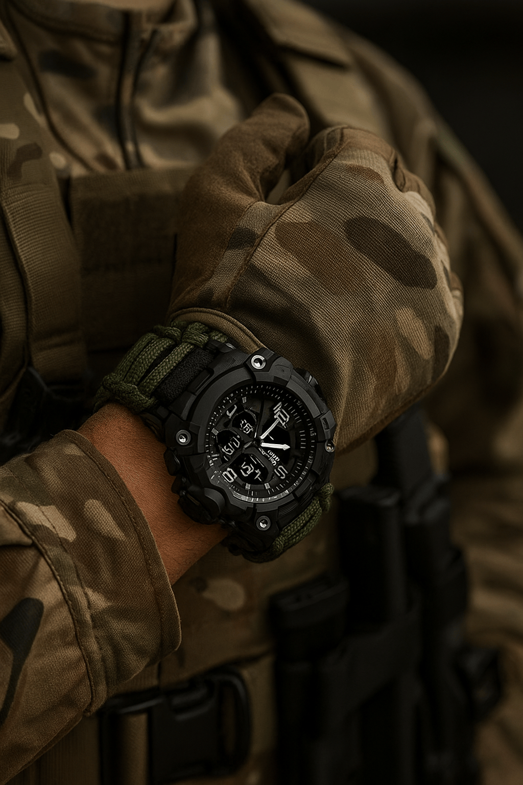 💥Montre tactique militaire d’élite 👨‍✈️— Conçue pour les hommes qui n’abandonnent jamais !💪