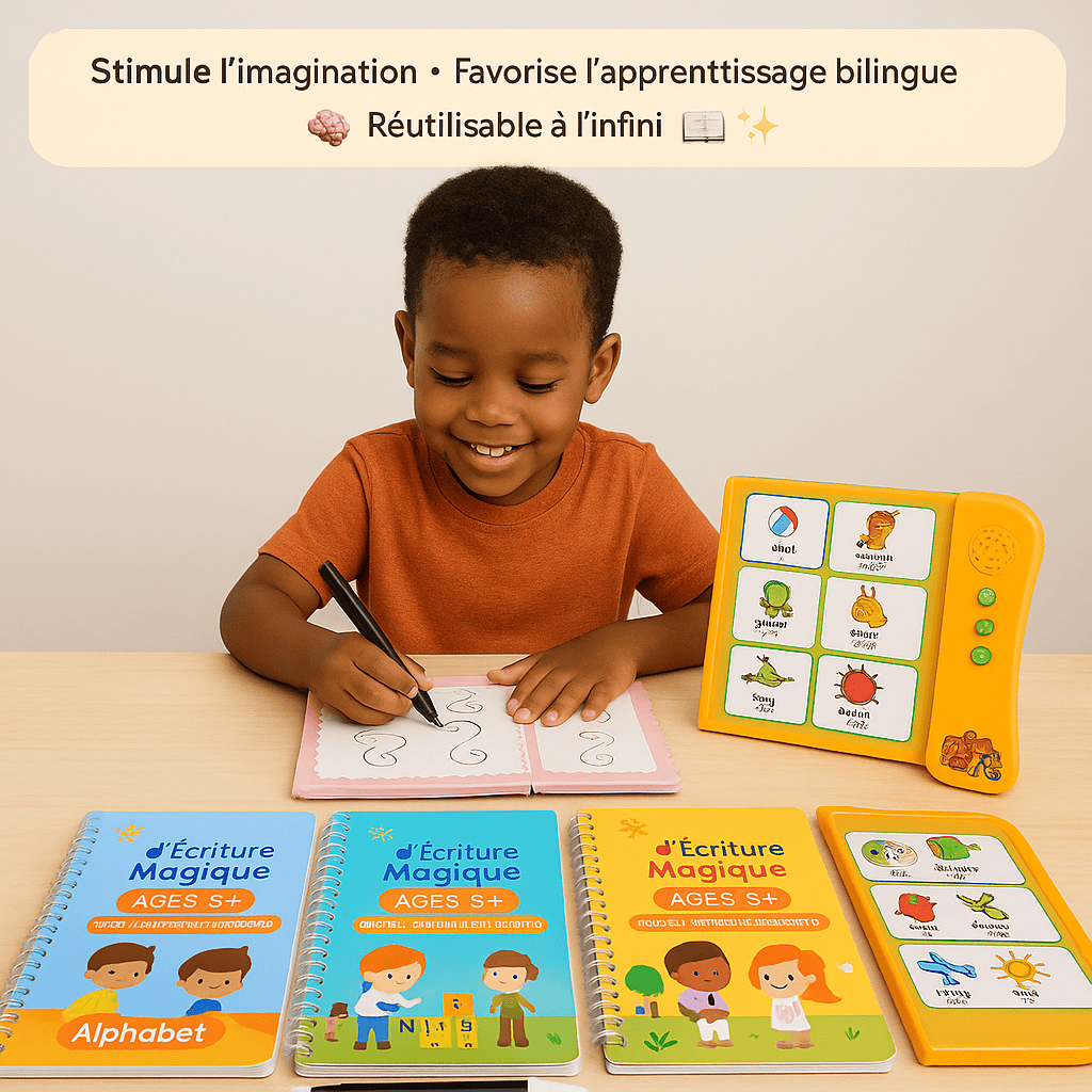 🧠📚 KIT ÉDUCATIF COMPLET – Apprentissage Ludique & Intelligent pour Enfants (2–10 ans)