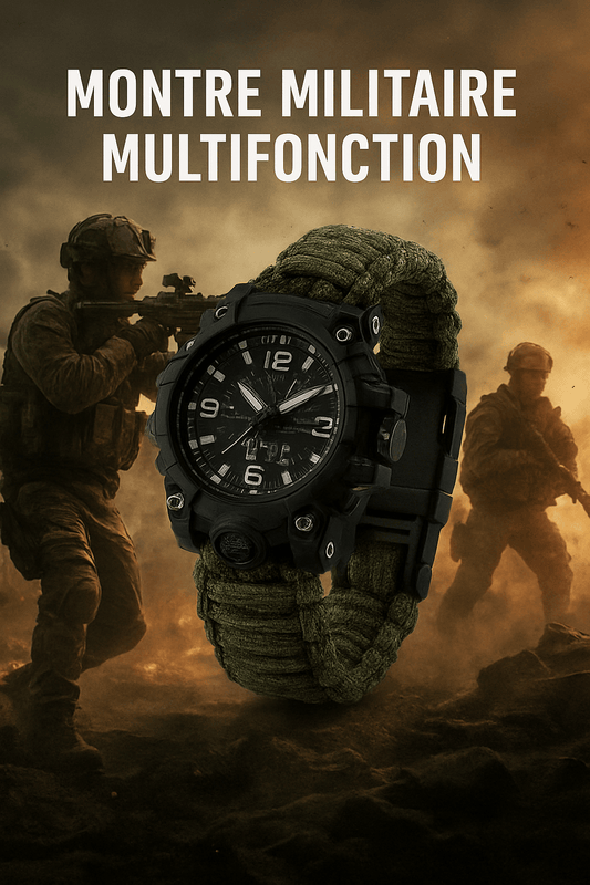 💥Montre tactique militaire d’élite 👨‍✈️— Conçue pour les hommes qui n’abandonnent jamais !💪