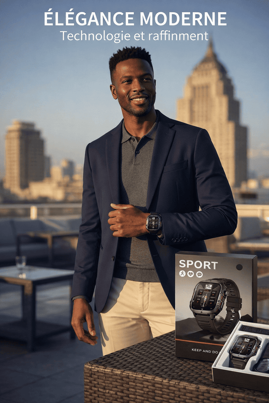 TITAN Montre Connectée TITAN SMART PRO – Montre Connectée Sport & Élégance TITAN SMART PRO – Montre Connectée Sport Résistante | Appels Bluetooth