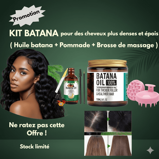 🌿 Huile de Batana – Le secret ancestral pour des cheveux forts et sublimes !