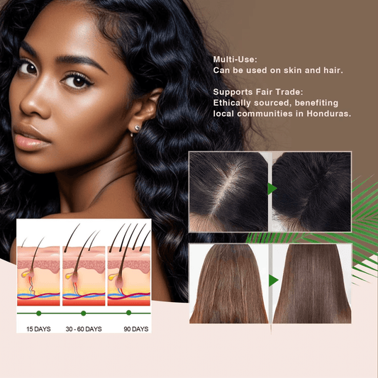 🌿 Huile de Batana – Le secret ancestral pour des cheveux forts et sublimes !